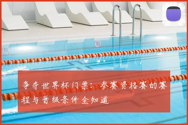 争夺世界杯门票：参赛资格赛的赛程与晋级条件全知道